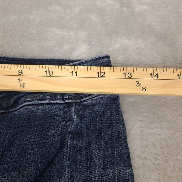 Anthropologie Pilcro The Skipper Long High Rise Wide Leg Jeans Size 25P 25 X 25 - Picture 9 of 10